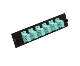 Ap101409 10G Multimode | Fiber Adapter Panel | 6 Simplex SC/UPC Couplers ...