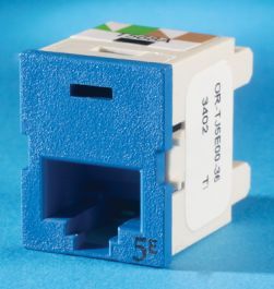 Ortronics Clarity 5E TracJack, T568A/B, 180 degree Ortronics Clarity 5E TracJack, T568A/B, 180 degree