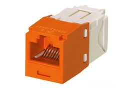 Panduit Mini-Com Category 6A Jack - Orange Jack - Orange