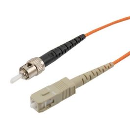 L-Com SC/ST 62.5/125 Multimode Simplex Fiber Patch Cable, LSZH