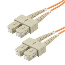 Fiber Optic Patch Cable | SC to SC Duplex | 62.5/125 Multimode OM1 ...