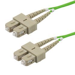 SC/SC | 50/125 40/100GB | Duplex Plenum Fiber Patch Cable | OM4