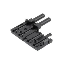 Friction Connector Versatile Link Black Duplex Friction-Style Connector. For use with 1.0 ...