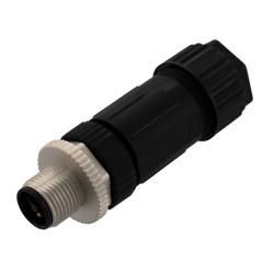 ShowMeCables M12 DC Power 4 Pin T-Code Male Field Termination Connector ...