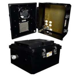 14x12x06 UL® Listed Polycarb Weatherproof NEMA 3R IP24 Enclosure, 120