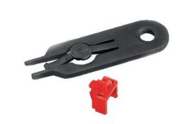Panduit RJ45 Jack Blockout Devices (100-Pack) With 5 Removal Tools - Network Port Security