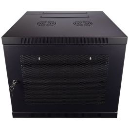 ShowMeCables 9U Wall Mount Hinged Swing Out Perforated IT Server ...