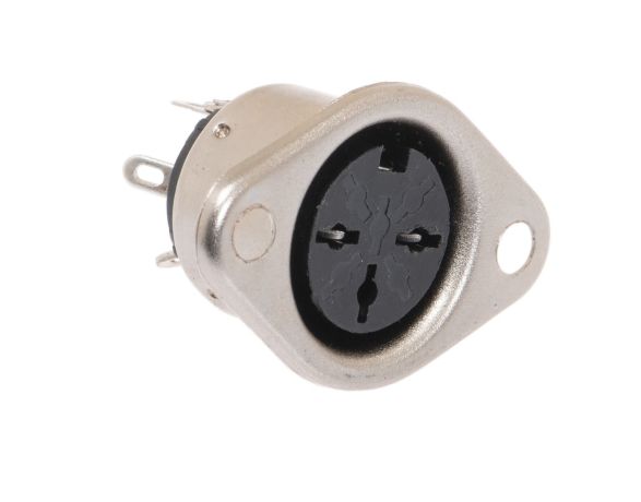 10 Pcs Circular DIN Jack Female 13pin PCB Mount Connector In