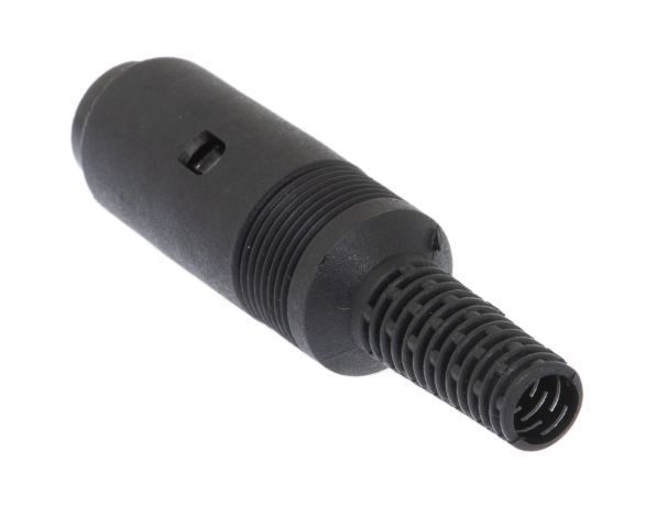 8 Pin DIN Female Solder Connector - Plastic - 270° Style
