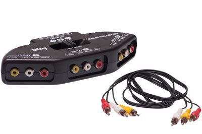 BestPlug 50 cm Câble audio Rca Aux in Out Y, 2 x Rca mâle vers 1 x Jack stéréo 3,5 mm, noir