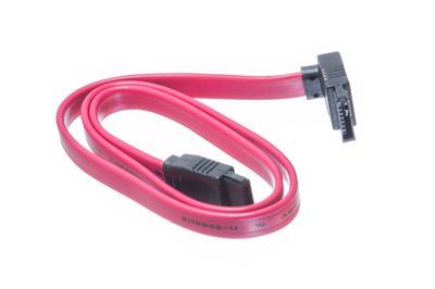 SATA to SATA Cable - Single Right Angle Connector | ShowMeCables.com