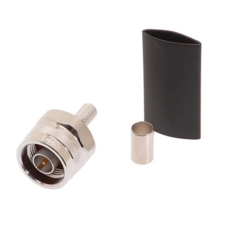 Times Microwave N Male Crimp Connector - LMR-240 - EZ-240-NMH -X