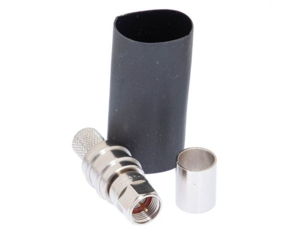 Times Microwave F-Type Male Crimp Connector - LMR-400-75 - EZ400