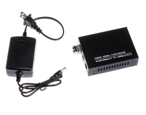 10/100/1000M Fiber Ethernet Media Converter, 10/100/1000Base-T/Tx To