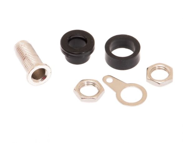 Banana Jack Black Panel Mount | ShowMeCables.com