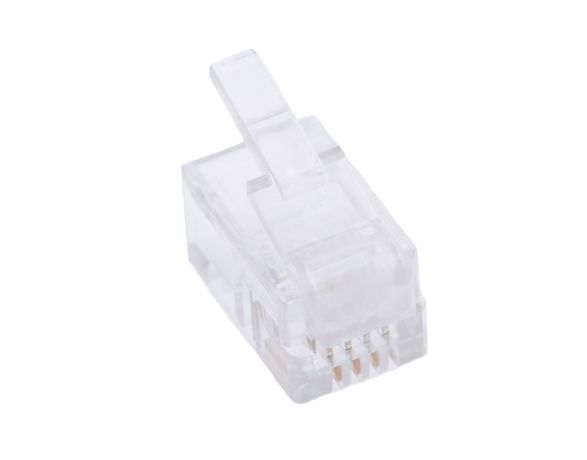 RJ22 4 Position 4 Conductor Modular Plug (Handset Cord