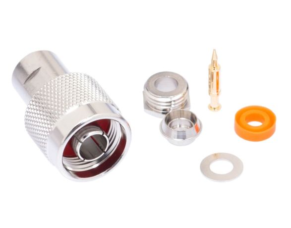 N Male Connector Clamp/Solder Attachment For RG58, RG55, RG141 - View #7