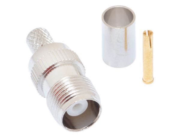 TNC Male Crimp Connector - LMR-240 | ShowMeCables.com