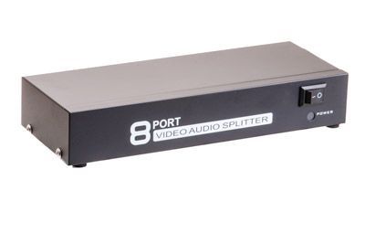 8-Way Composite Video & Stereo Audio Distribution Amplifier