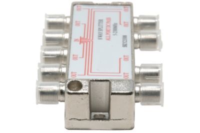 8-Way Splitter - 5 to 2300 MHz - All Ports Power Passive