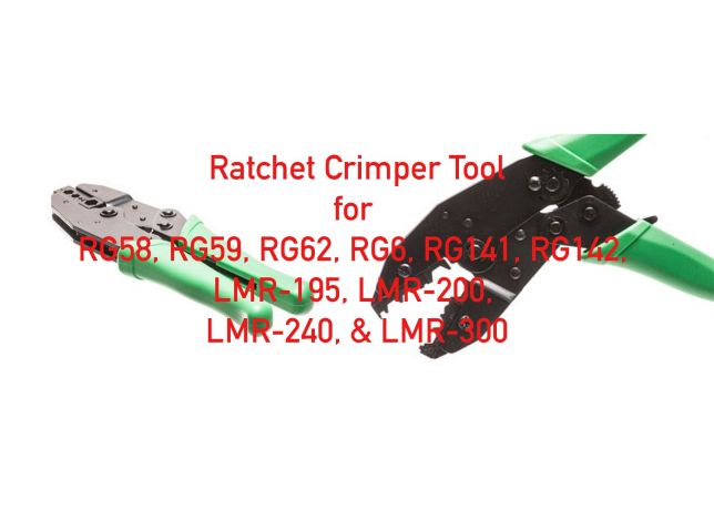 Ratchet Crimp tool | Hex Sizes: .068, .100, .213, .256, .324