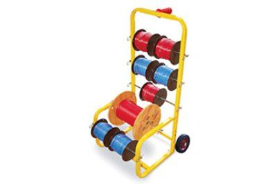 Multi-Spool Hand Truck Cable Caddy, 17 x 16 5 Spools