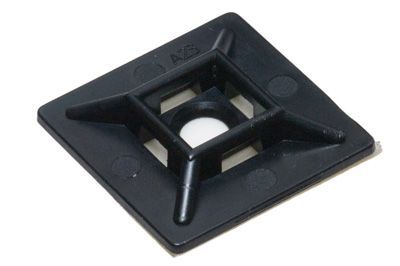 1 Inch - Cable Tie Mount Pad, 100 Per Pack Nylon