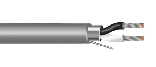BELDEN 8719 グレーケーブル 約8m40㎝ Belden 8719 - 1 Pair 16 AWG Multi-Conductor Shielded PVC
