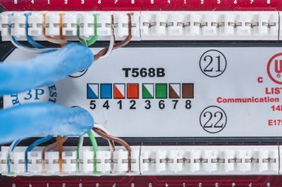Wiring cat5e patch panel discount
