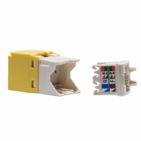 【送料0円】 Panduit 器用貧乏 50個 ミニコムTXジャックモジュール CJH688TGIW PCケーブル・コネクタ