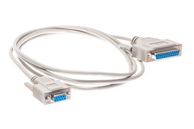 10 Foot Null DB9 Female To DB25 Male Cable