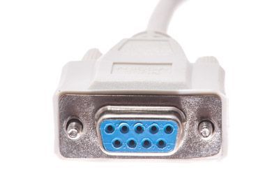 Cable serie Null Modem DB9 hembra a DB25 macho 1,8 m