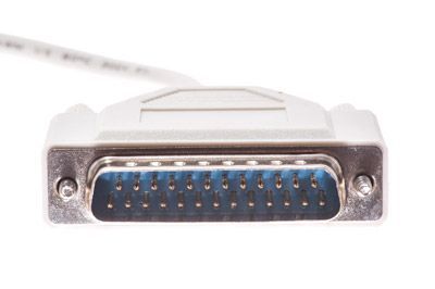 2.5m DB9 DB25 Serial Data Transfer Null Modem Cable