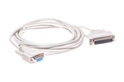 Câble Imprimante DB9 Femelle Vers DB25 Femelle - 2 Mètres - Connexion Série