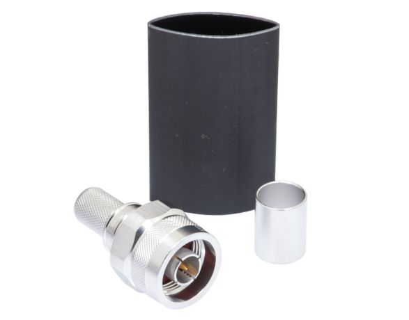 Times Microwave N Male Crimp Connector - LMR-400-LLPL - EZ-400-NMH