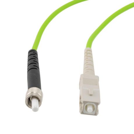 L-com Fiber Optic Patch Cable SMA/PC-SC/PC Simplex 50/125