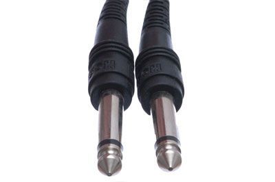 Custom Length Coluber Cable – 1/4 TS Male To RCA Male – Unbalanced Mono – Gold-Plated