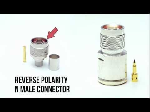 Times Microwave N Male Crimp Connector - LMR-400 - EZ-400-NMH-X