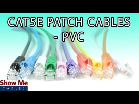 Standard Boot Cat5e Ethernet Patch Cable | ShowMeCables.com