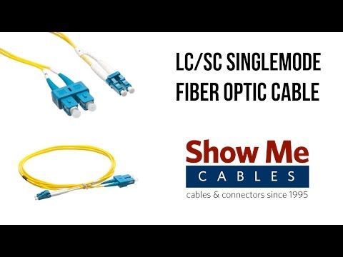 Cavo Fibra Ottica CONBIC 6m LC APC - SC APC Simplex OS2 9/125 Giallo