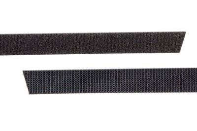 Bulk Hook and Loop Cable Tie 75 Foot Roll x 1 2 Inch Black