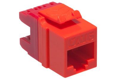ICC Cat6 RJ45 Keystone Jack - HD Style - Orange