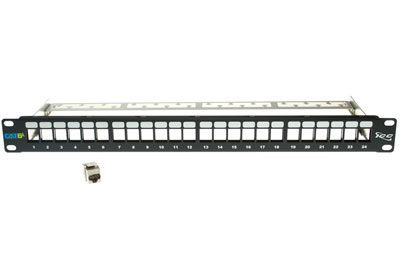 Cat6 110 Type 24-Port Shielded Patch Panel