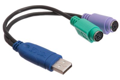 Intelligent USB to PS/2 Adapter