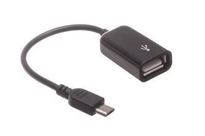 Micro USB to USB Type-A Adapter - M/F - On-The-Go (OTG) Convertor