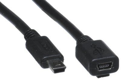 6 ft Black USB 2.0 Extension Cable A to A - M/F