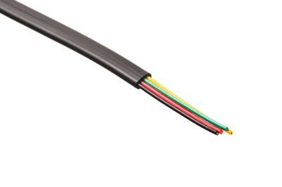 Modular Cable - 4 Conductor - Black - 1000 FT | ShowMeCables.com