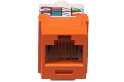 Panduit Netkey Cat6 Universal Keystone Jack - Orange