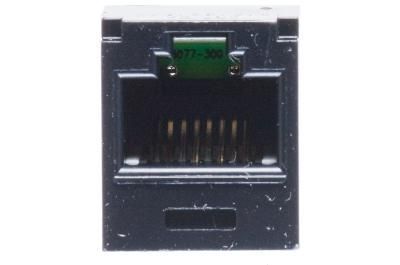 Panduit Cat5e Mini-Com TX5e RJ45 Keystone - Black | ShowMeCables.com