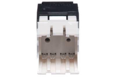 Panduit Cat5e Mini-Com TX5e RJ45 Keystone - Black | ShowMeCables.com